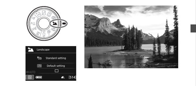 مود عکاسی منظره :