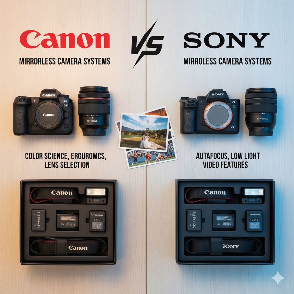 مقایسه دوربینهای کانن و سونی