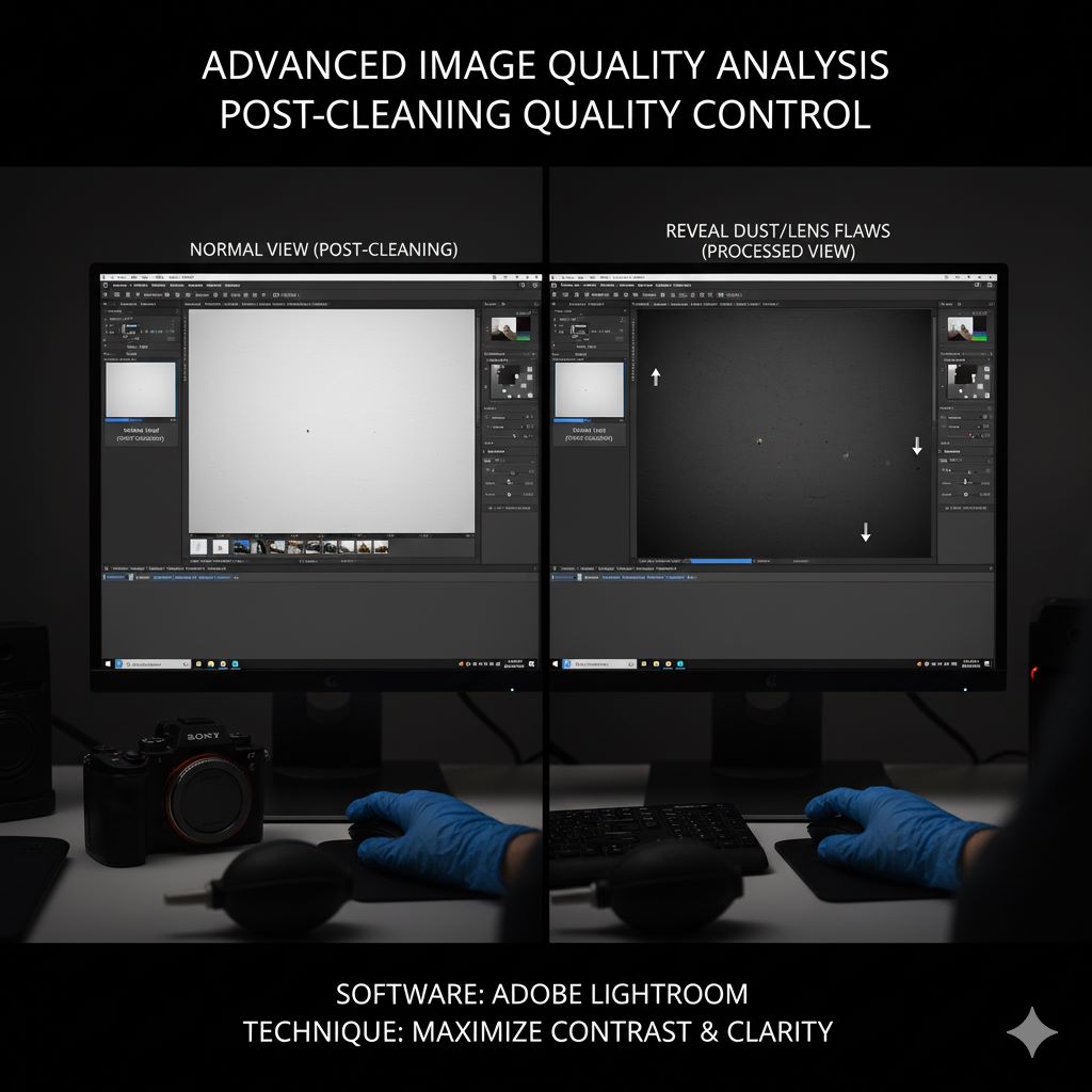 تحلیل پیشرفته کیفیت تصویر پس از تمیزکاری