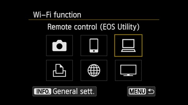 روش اتصال برنامه eos utility