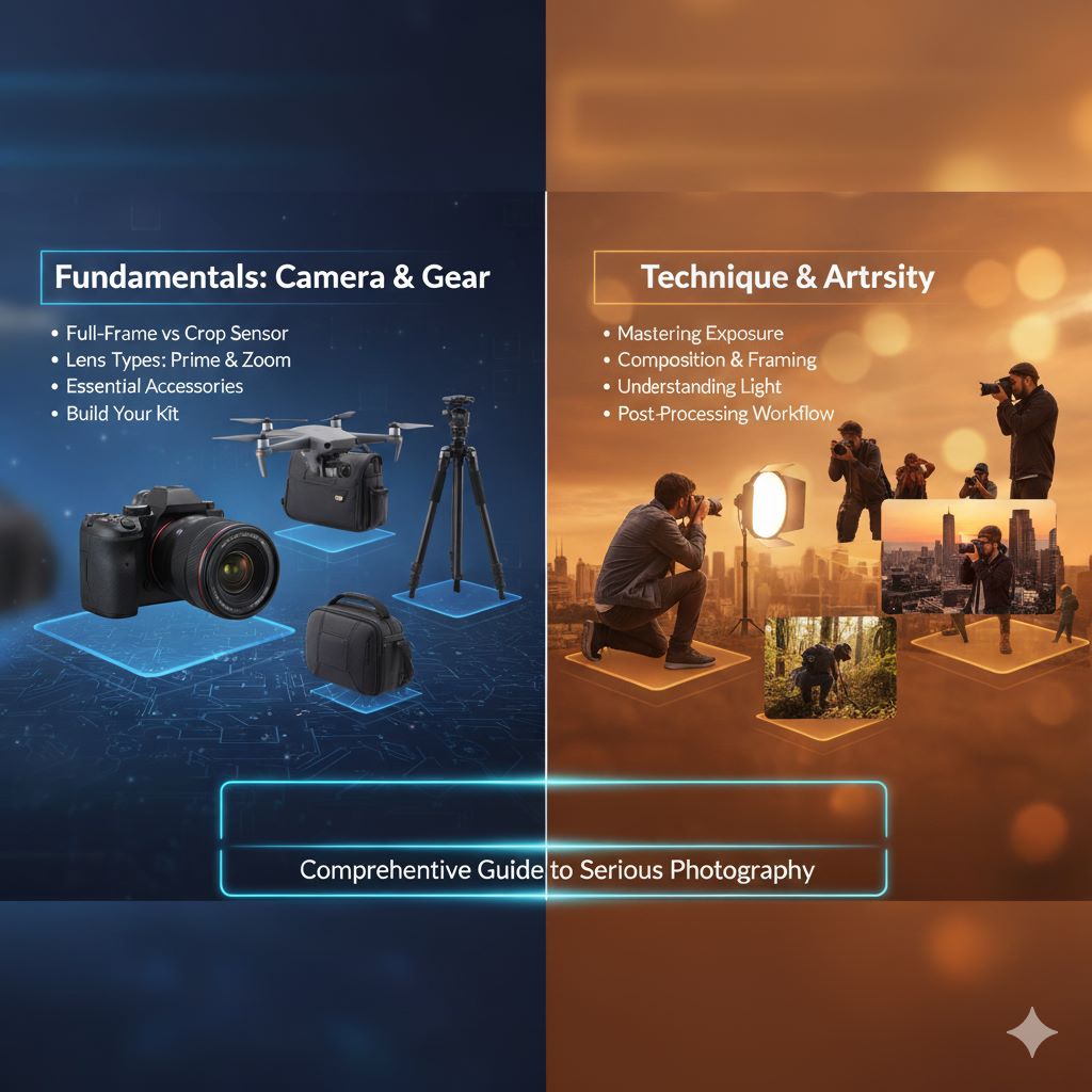 راهنمای جامع برای شروع عکاسی جدی