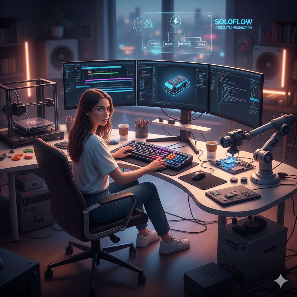 سرعت workflow و تولید تک نفره