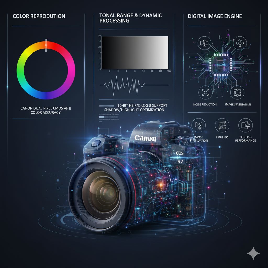 رنگ، تونالیته و پردازش دیجیتال