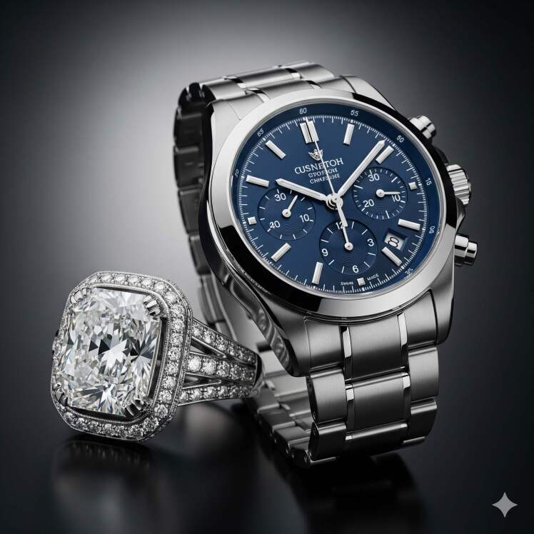 ایجاد جلوه لوکس در عکاسی ساعت و زیورآلات