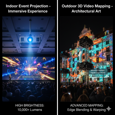 راهنمای خرید پروژکتور برای نورپردازان و برگزارکنندگان مراسم (Event Projection)