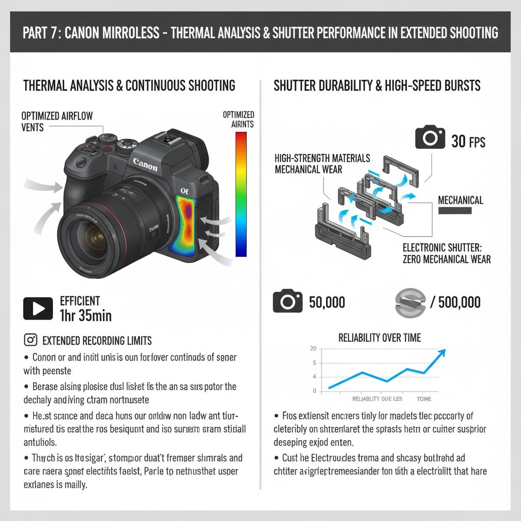 بخش هفتم: تحلیل حرارت و عملکرد شاتر در عکاسی طولانی