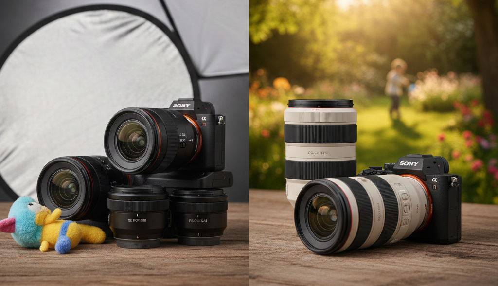 بهترین لنزهای سونی برای عکاسی کودک در استودیو و فضای باز