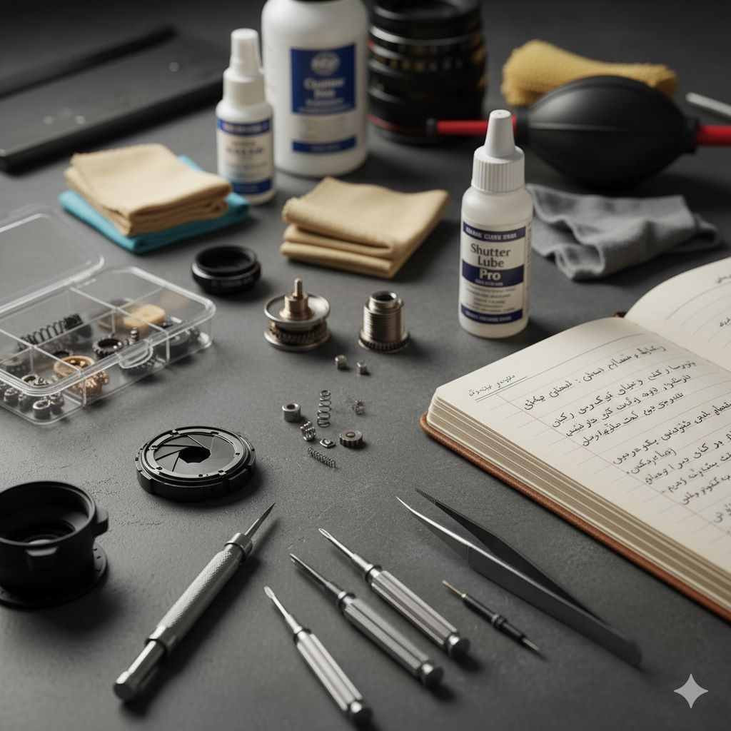 بخش پانزدهم: نکات حرفهای برای نگهداری شاتر و سختافزار برام عکس تولید کن