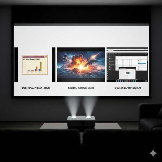 راهنمای جامع نسبت‌های تصویری در پروژکتورها: انتخاب صحیح برای تجربه بصری بهینه