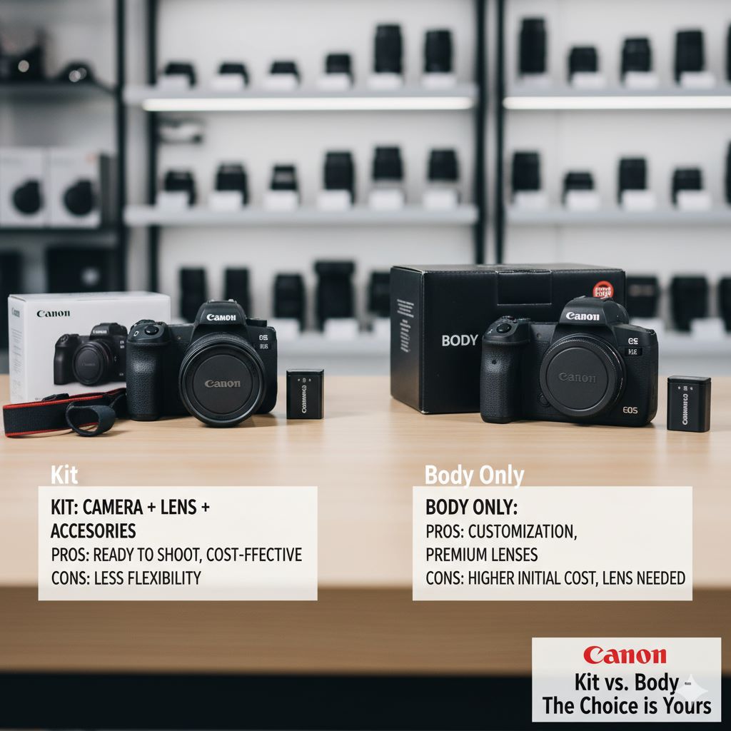 دوربین کانن کیت یا بدنه