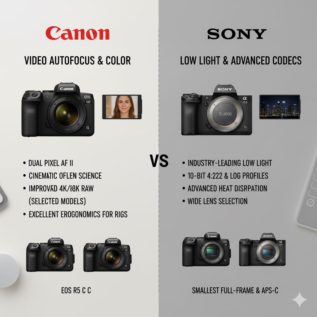 عملکرد ویدئویی و فیلمبرداری حرفهای