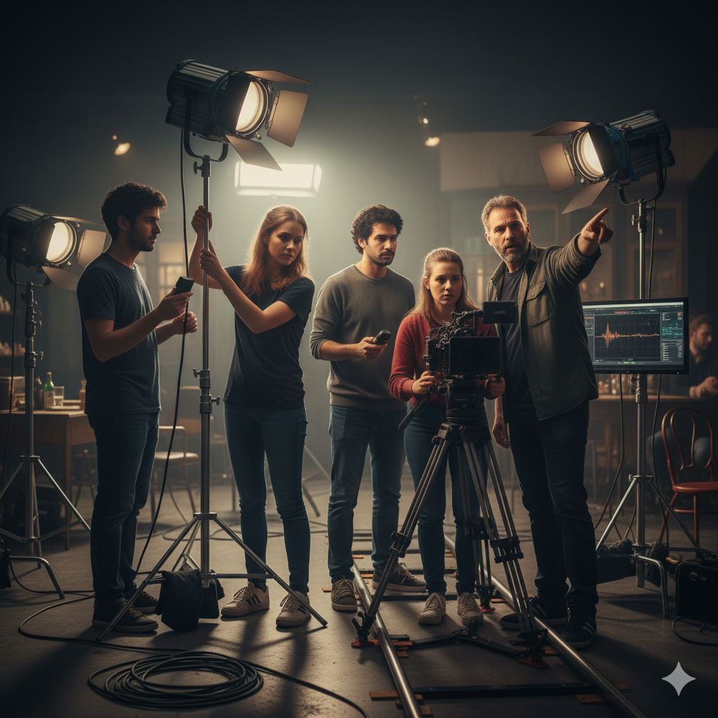 تمرینات عملی نورپردازی و فیلمبرداری