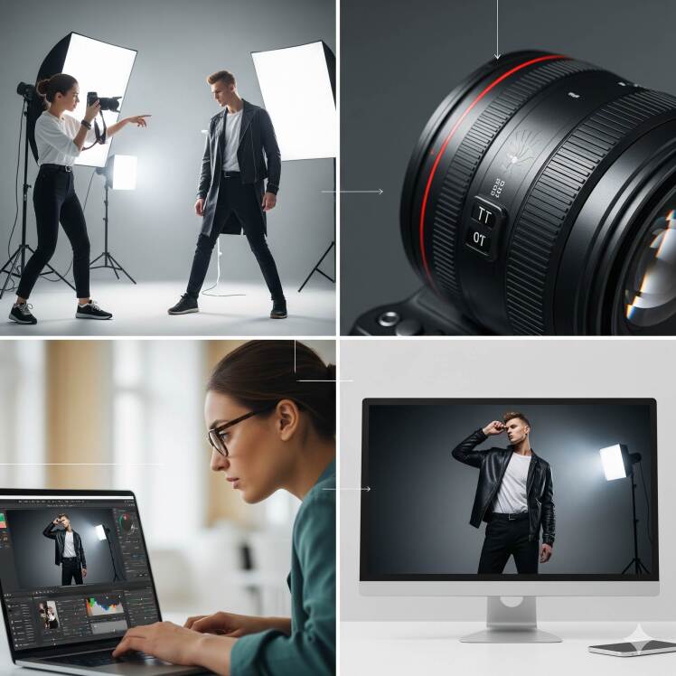 استفاده از ژل‌های رنگی در تبلیغات مد و فشن