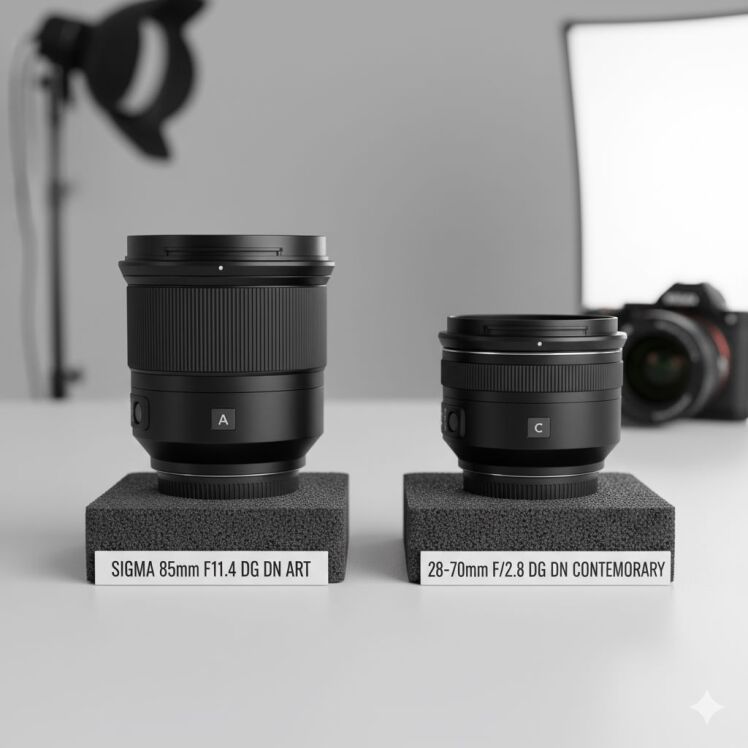 مقایسه لنزهای سیگما Art با Contemporary کدام گزینه برای شما بهتر است؟