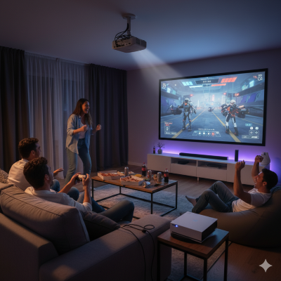 پروژکتور گیمینگ که تأخیر ندارد! تجربه بازی بدون هیچ محدودیتی