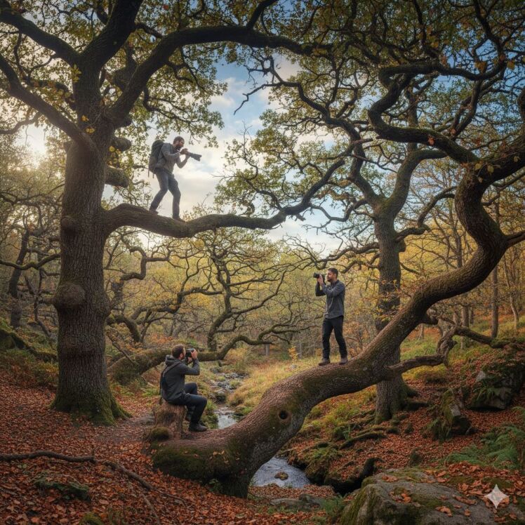 عکاسی از درختان یک چالش بسیار سرگرم‌کننده در طبیعت 