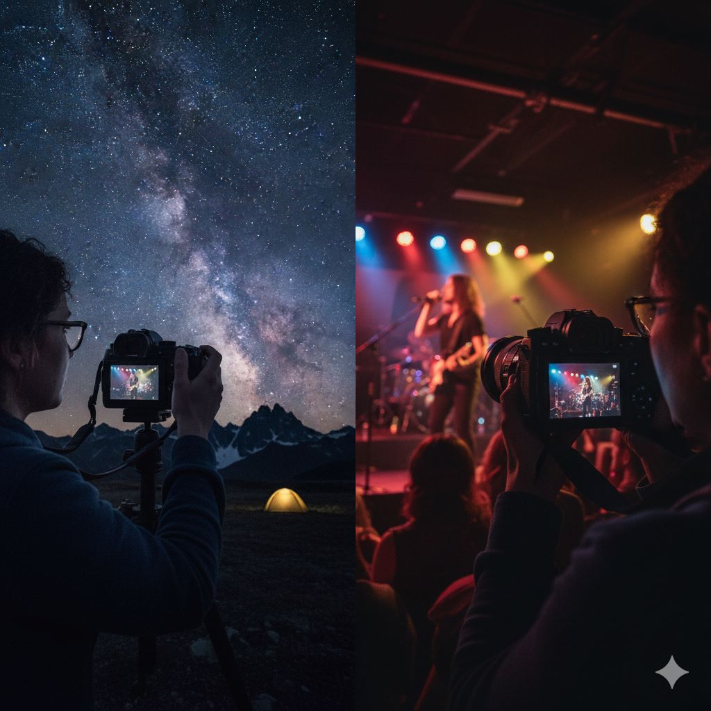 عملکرد در شرایط نور مختلف