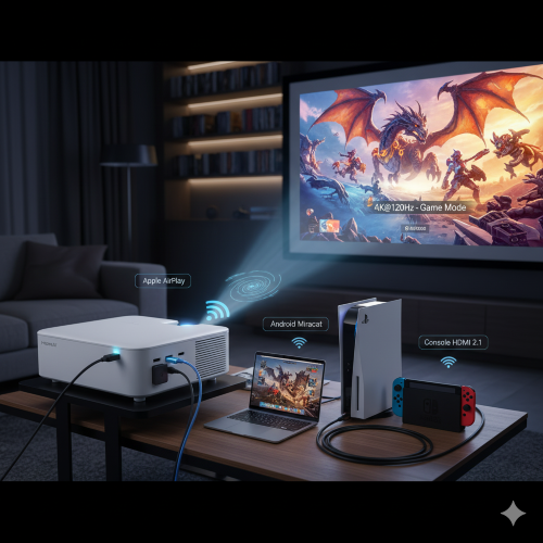 پروژکتورهای سازگار با دستگاههای اپل، اندروید و کنسول بازی؛ مشکلات و راهحلها