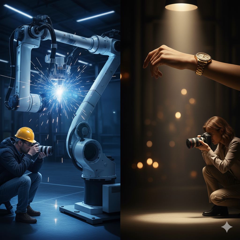 چرا انتخاب دوربین کانن برای عکاسی صنعتی و تبلیغاتی مهم است؟