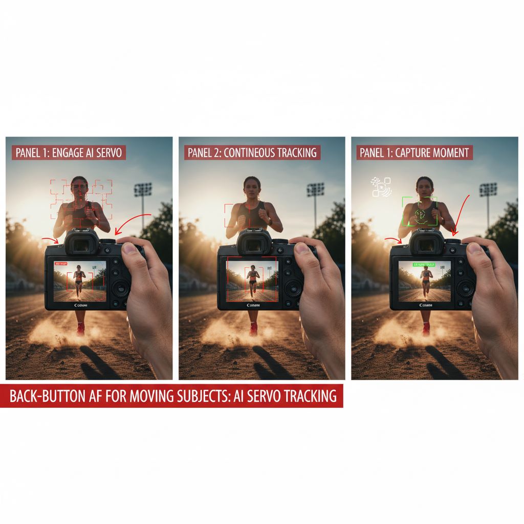 استفاده از Back-Button AF در سوژههای متحرک