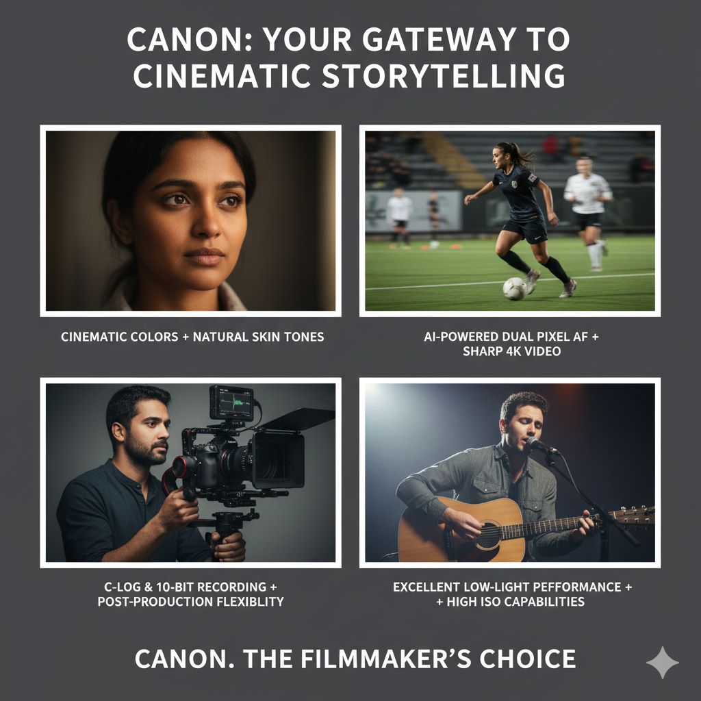 جمعبندی؛ خرید دوربین کانن گامی هوشمندانه به دنیای سینما