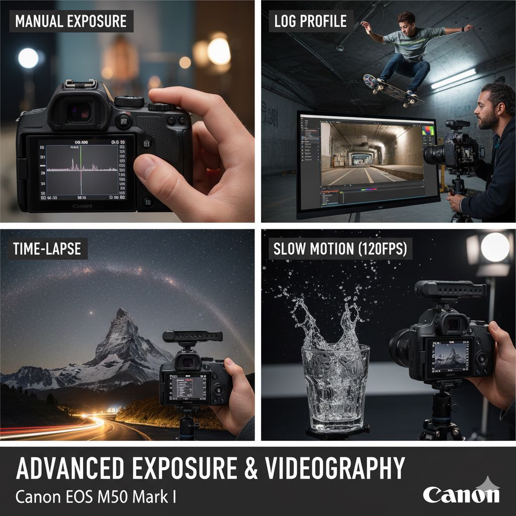 تنظیمات پیشرفته Exposure و فیلم‌برداری