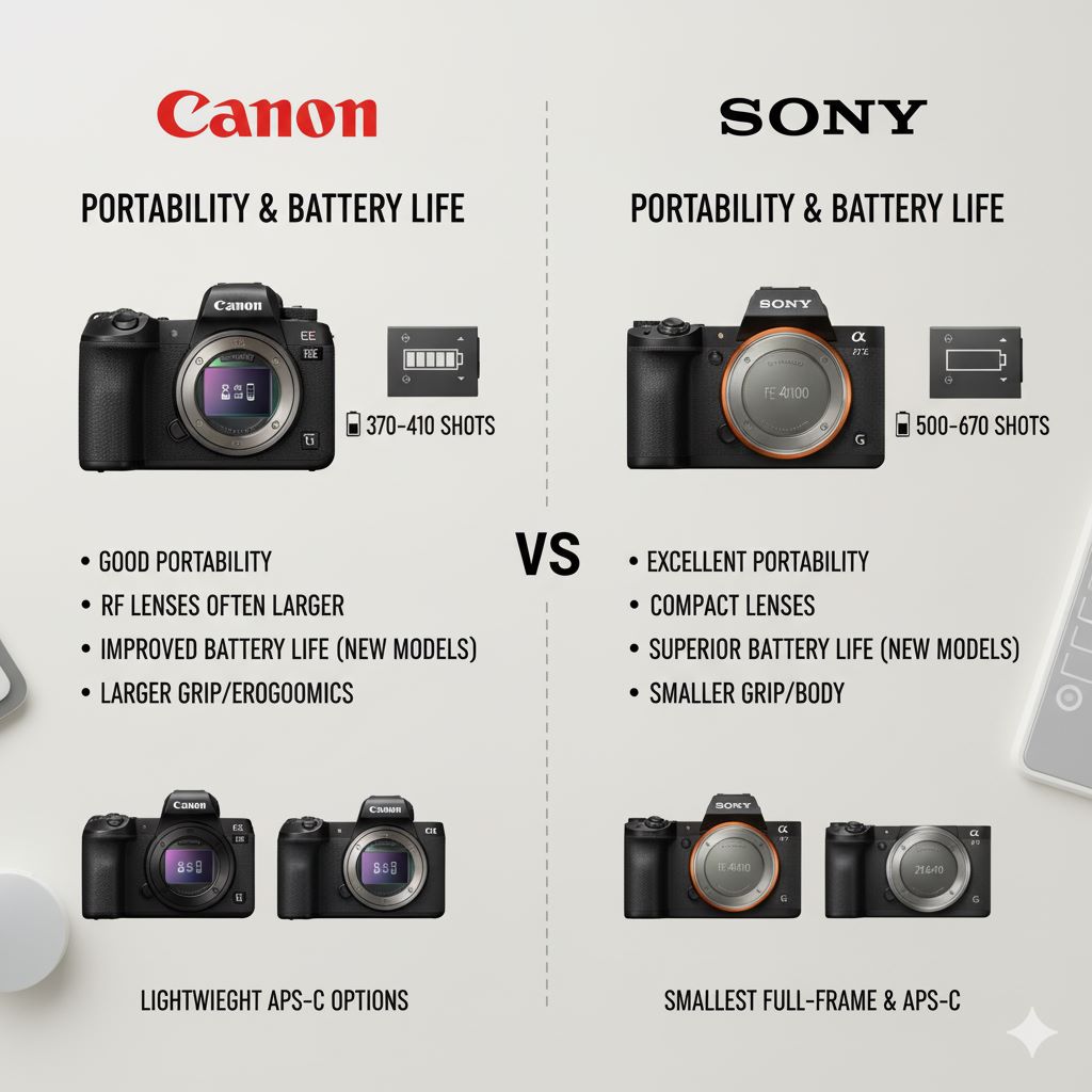 دوام باتری و قابلیت حمل